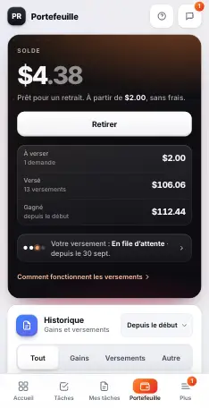 Le portefeuille